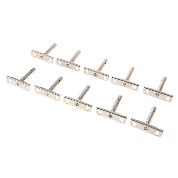 

10x metal concealed shelf bracket floating wall shelf support bracket