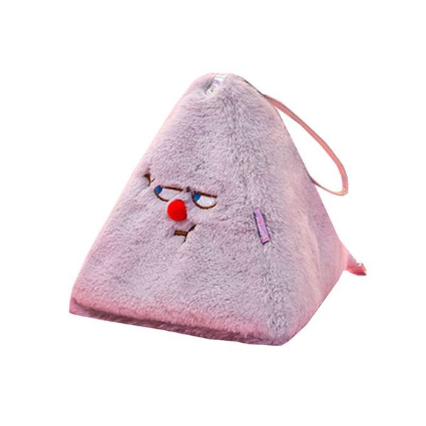 

cartoon soft plush cosmetic makeup cartoon storage bag coin key pouch case m6cc