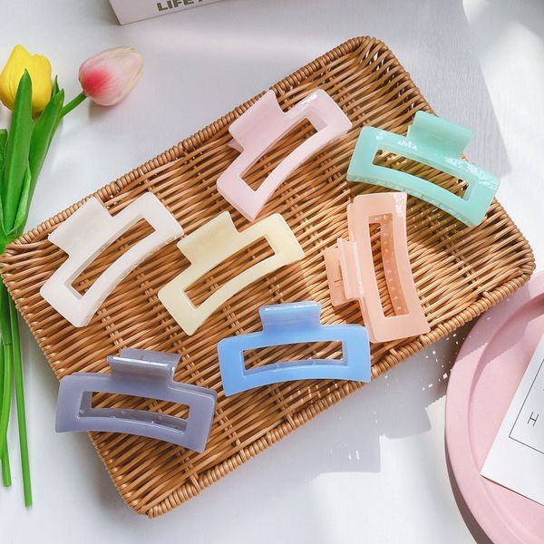 

hair accessories barrette crab bath claw ponytail clip large clamps fashion for women pure color