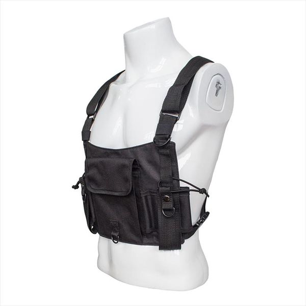 

мужчины chest rig сумка регулируемая жилет с карманы military jacket streetwear tactical охота hip hop грудь сумка талии сумки c6