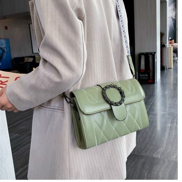 

fashion women's bag 2020 new retro rhombus diamond simple shoulder small square bag women's messenger clutch