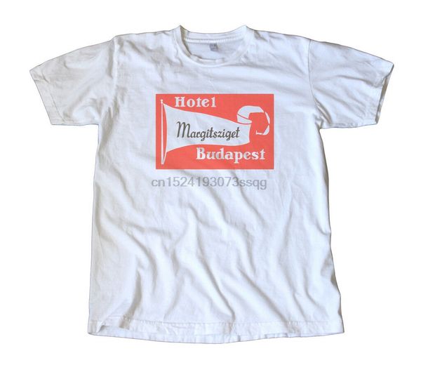 

l budapest hungary vintage luggage label t-shirt