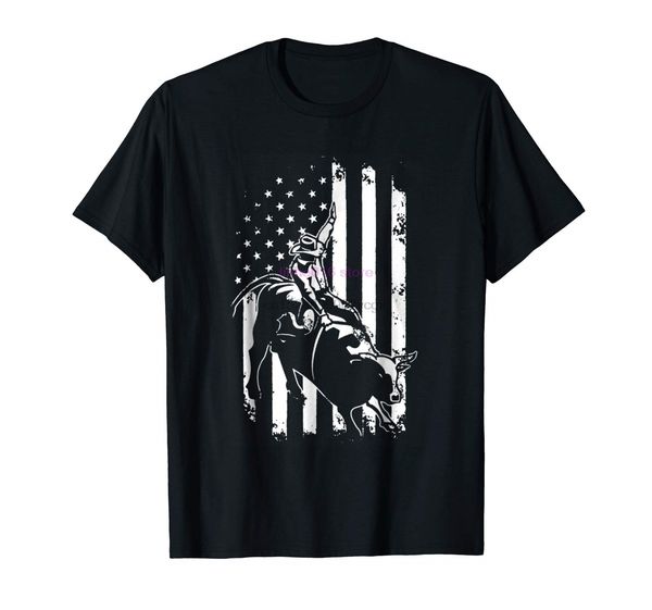 

brand men shirt bull riding american flag t shirt pool float accessories art