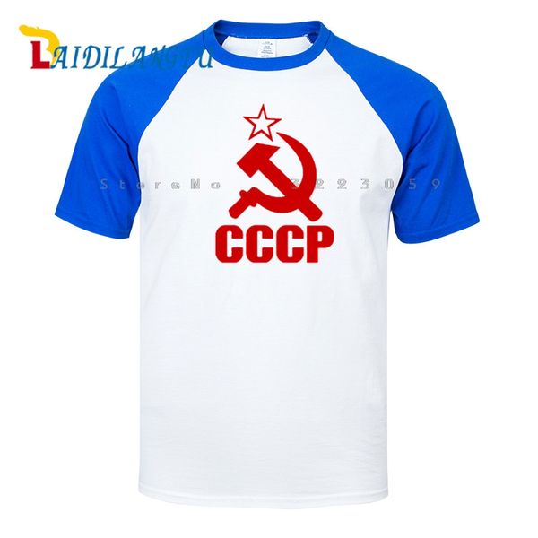 

хлопок тис топы ссср советского союза кгб мужчины рукавов реглан футболки забавный дизайн печать 100% хлопок топ тройники customized