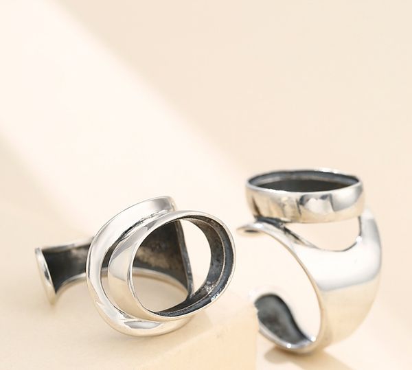 

14*19mm 925 sterling silver men's semi mount bases blanks base blank pad vintage ring setting set jewelry (without stone) a5476, Golden;silver