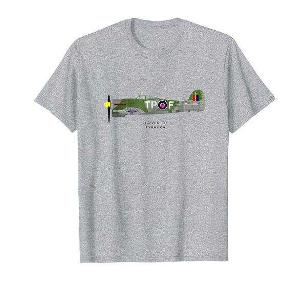

2019 fashion hawker typhoon world war two fighter bomber t-shirt tees