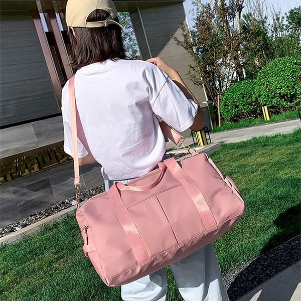 

outdoor bags nylon portable travel bag wet and dry separation large capacity exercise fitness swimming luggage