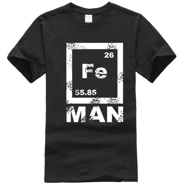 

merchandise cooles herren t-shirt fe man iron chemie periodentafel nerd