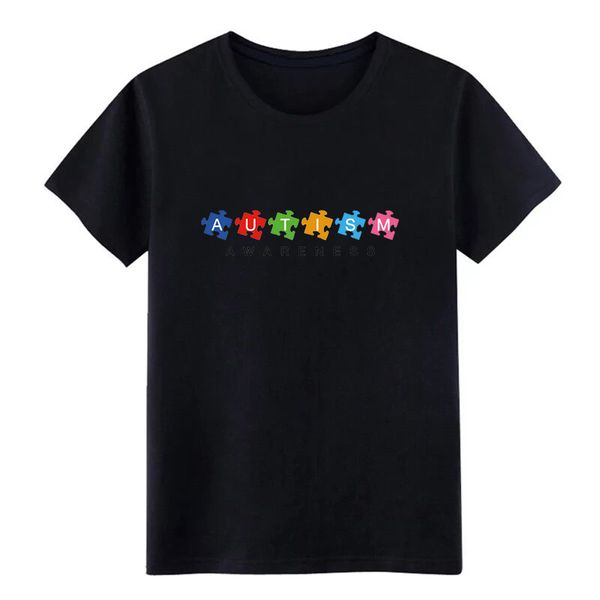 

men's autism awareness autism awareness t shirt printed short sleeve s-3xl formal famous new style summer style letters shirt