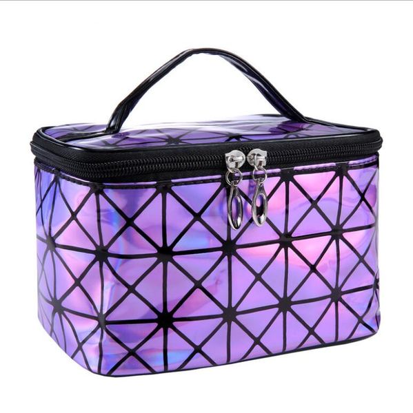 

Beautician Necessaire Large Cosmetic Bag Cases Organizer Beauty Vanity Makeup Box Bag Travel Toiletry Wash Pouch for Women