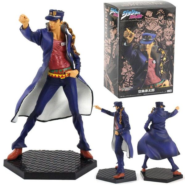 

19см аниме новый bizarre adventure stardust crusade kujo jotaro пвх рисунок коллекционная модель игрушки подарки для детей