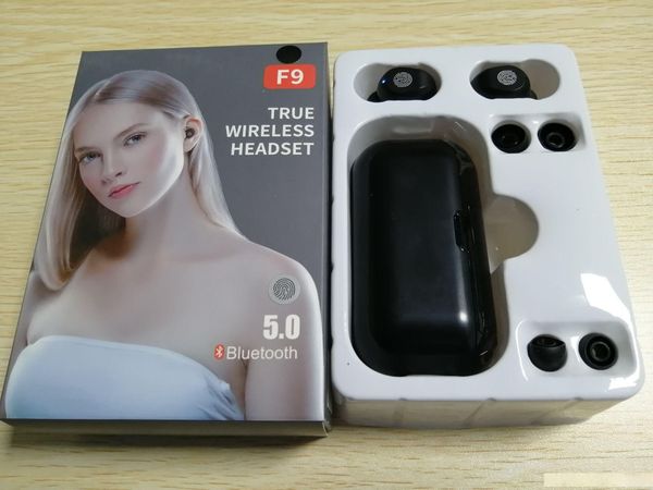 

wireless bluetooth v5.0 f9 tws headphone led display 2000mah power bank headset vs inpods 12 be36 for iphone x samsung pro