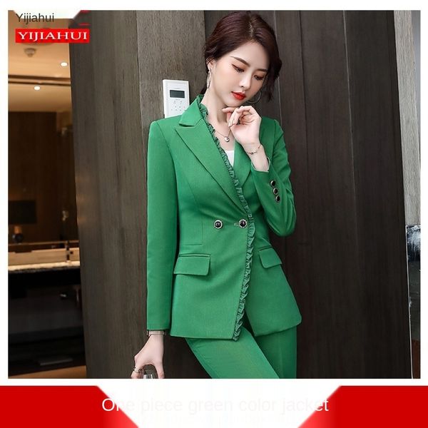 

business suit women's suitbusiness suitfor women 2020 new rose red elegant socialite high-end women's clothing online red graceful, Gray