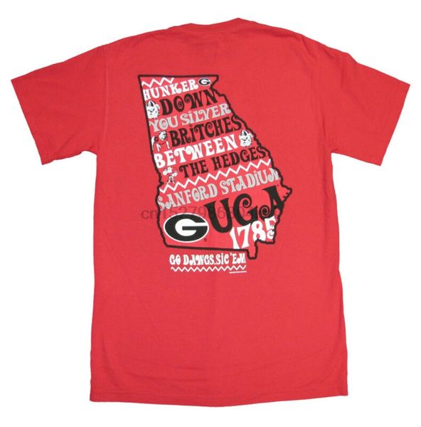 

uga state chevron ss t-shirt