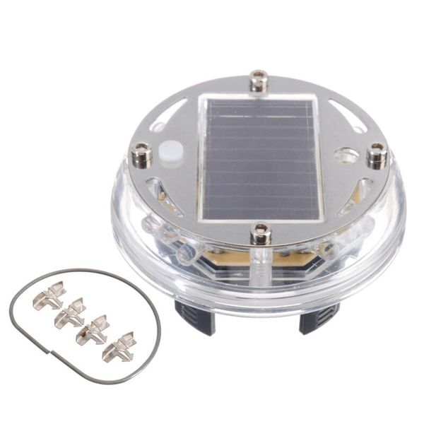 

solar energy lights tire lights lamp decoration transparent+silver rgb