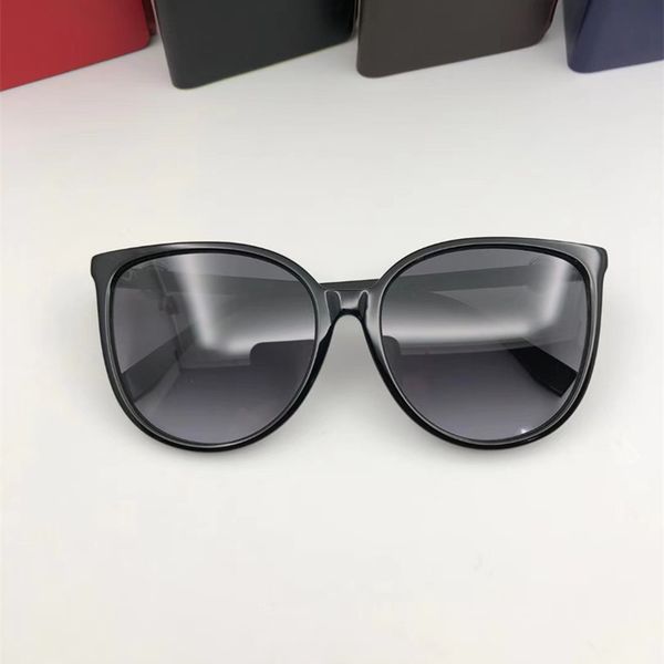 

sunglasses black round eye acetate frame women 100% uv lens with gold rim 0310, White;black