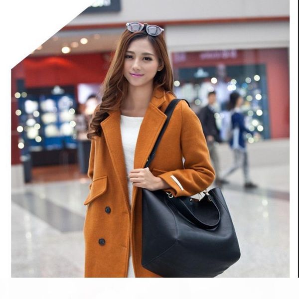 

designer-fashion bags shoulder women's leather handbags pu plain ladies waterproof shoulder bag tote bags women totes #3423