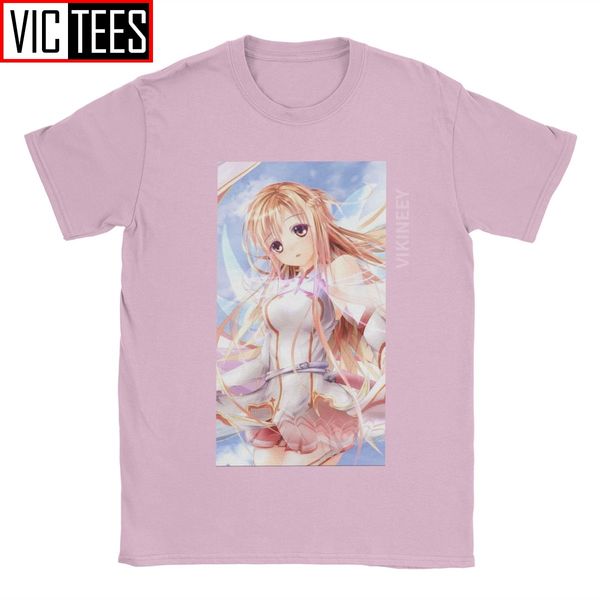 

sword art online t-shirt для мужчин асуна кирито аниме манга юки игра сан урожай хлопка tshirt негабаритного