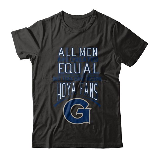 

summer funny print men tshirt women some become georgetown fans