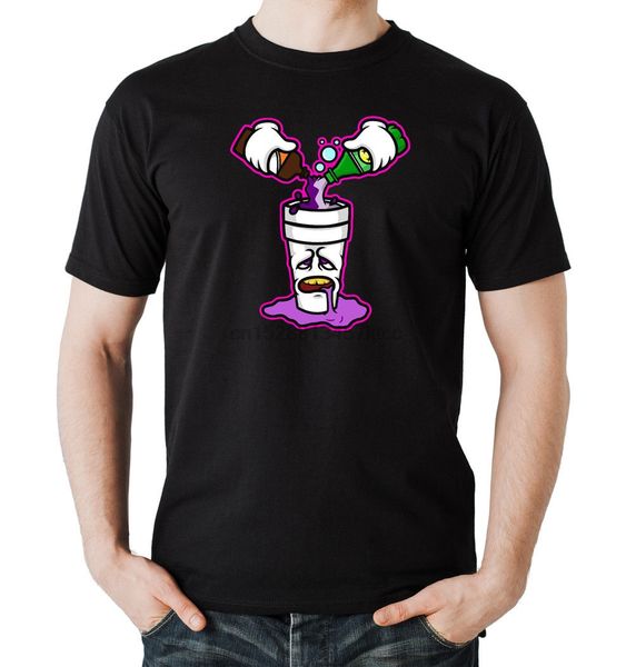 

purple drank t shirt black certified freak colour jurney print t shirt summer 2018 100% cotton