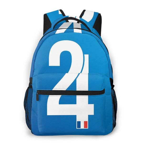 

24 le mans new pattern knapsack 24 hours teens books backpack