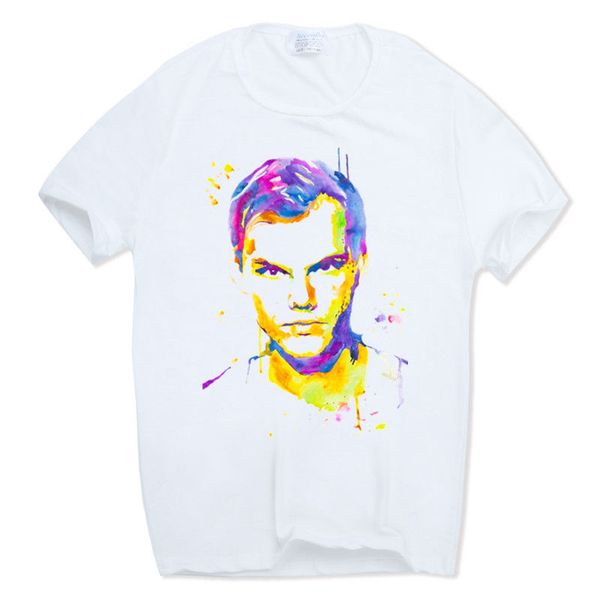 

avicii футболка o-образный вырез с коротким рукавом рубашки вскользь t shirtcartoon тенниски мужчин унисекс нового способом тенниски освобож