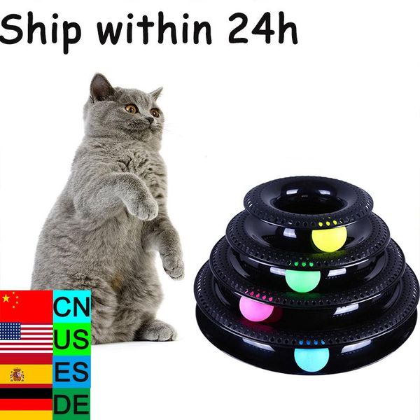 

supplies amusement levels training tower intelligence cats pet tracks toys 5 disc cats toy interactive pet ball disc cat iq bbykcc