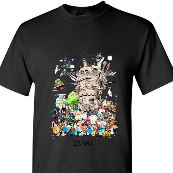 

studio ghibli combo t shirt , hayao miyazaki tee , men's women's all sizes new funny brand clothing coat clothes