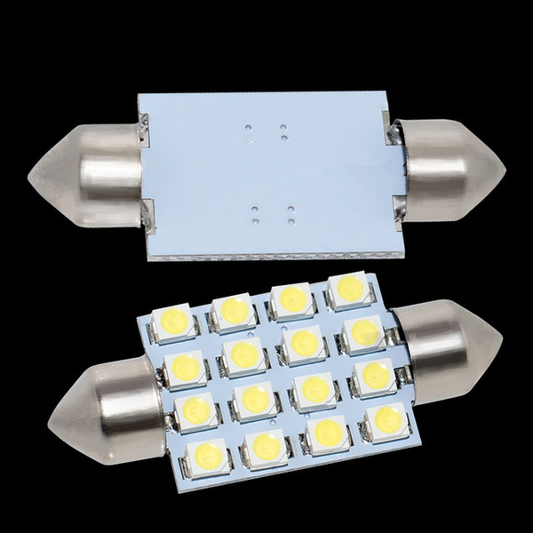 

festoon car light c5w 31mm,36mm,39mm,41mm 16smd 1210 2835 led festoon light led interior dome lamp bulb