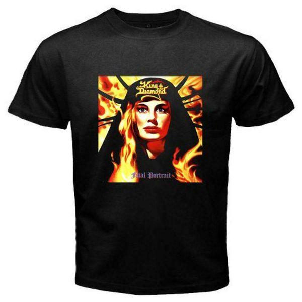 

new king diamond fatal potrait logo men's black t-shirt usa size s-3xl oc1