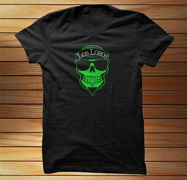 

los lobos chicano latin 2 - t-shirt black all size loose fit tee shirt