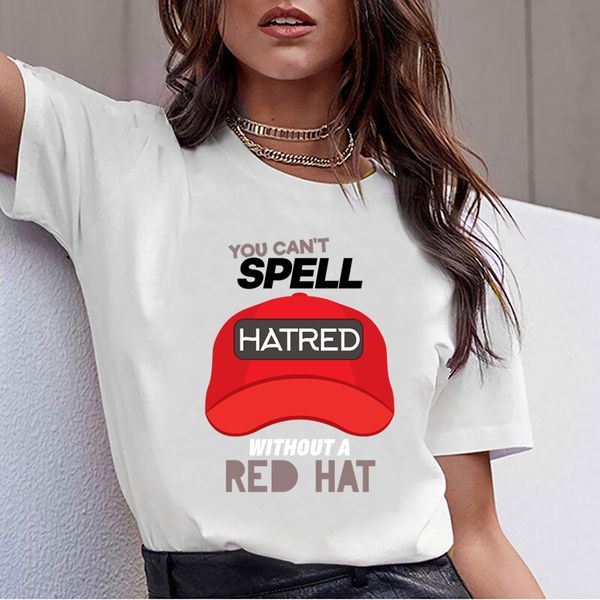 

t shirt women red hat no outfit complete without hat vintage harajuku short female tshirt