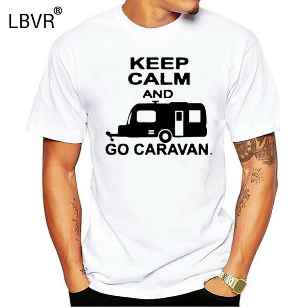 

caravan.keep calm. and go caravan. camping logo. mens t shirt.humour