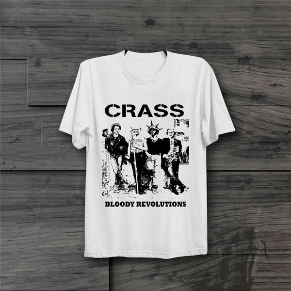 

bloody revolutions crass 80s punk vintage rock cool t shirt confortable tee tshirt