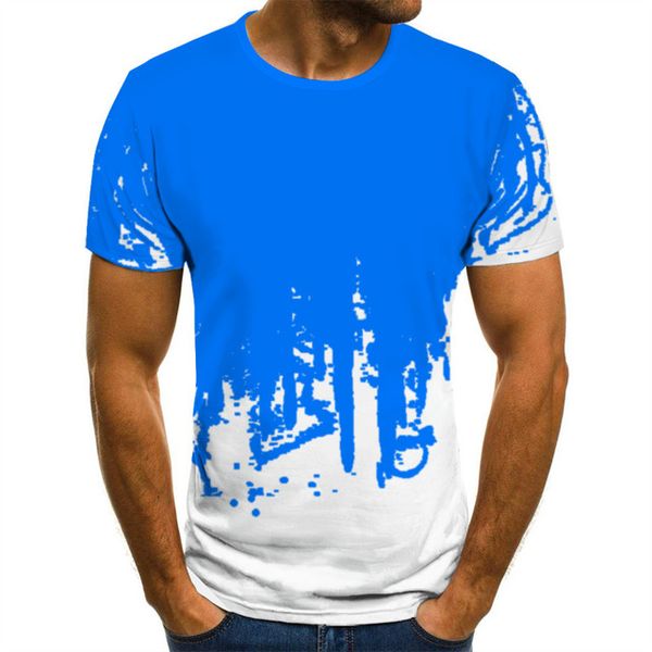 

new design skull men breathable 3d print shirts comics plus size funny men clothing