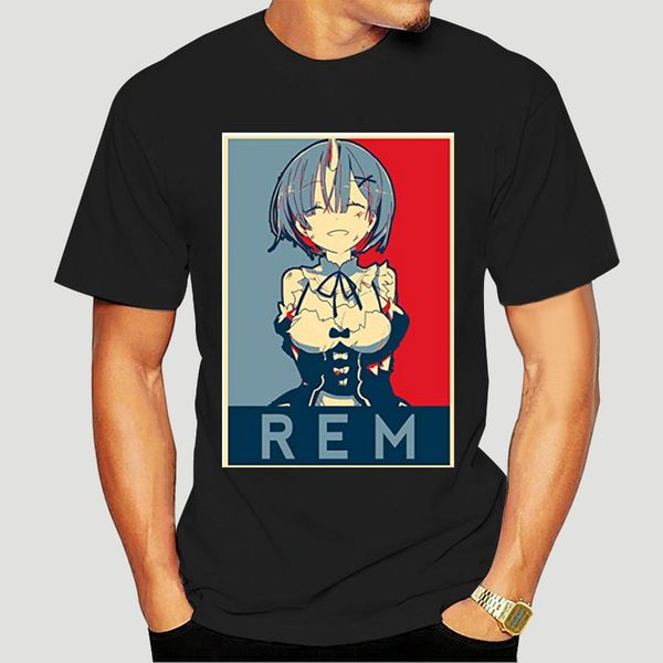 

тенниску rezero рем re ноль футболка печатный футболку тройники топ-0452d