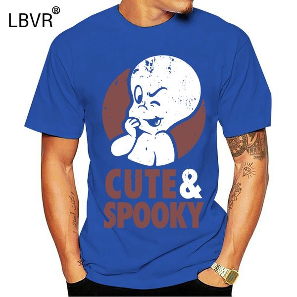 

men tshirt short sleeve casper ghost cute spooky o neck women t-shirt