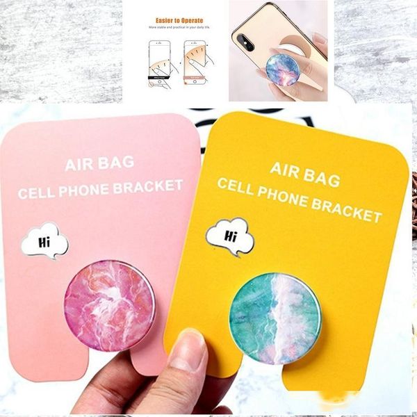 

cgjxs new craft epoxy cellphone bracket airbag grips holder for iphone se2 iphone 11 xr