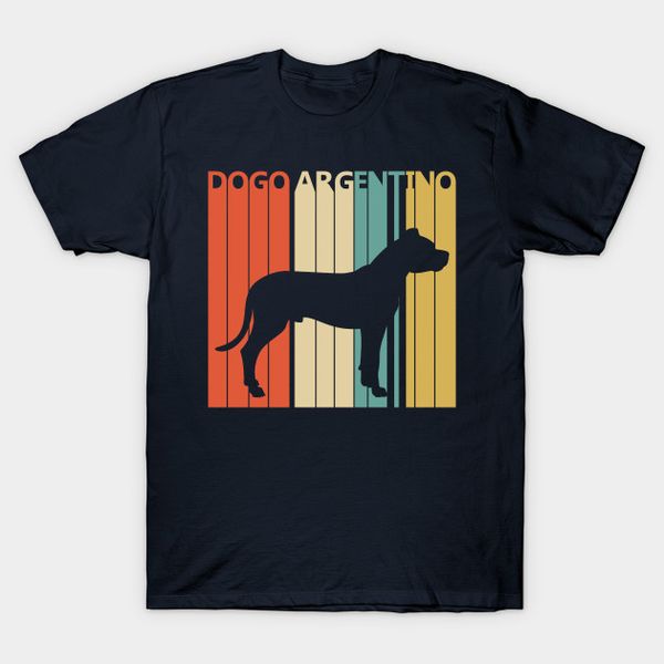 

men t-shirt vintage 1970s dogo argentino dog owner gift main tshirt women t shirt men cotton tees harajuku