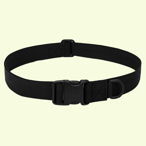 

waist support tactical belt utility web nylon heavy duty durable with hook loop fastener and quick release buckle for men w, Black;gray