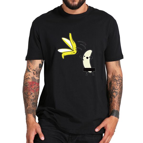

banana тенниска высокого качество короткий рукав мужчины оригинальный дизайн t-shirt eu размер 100% хлопок смешного tshirt