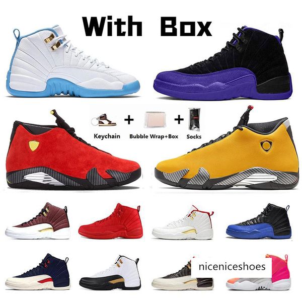 

14s mens basketball shoes 12 jumpman 12s royal flu game playoff 14 thunder gym man athletic sports trainers sneakers