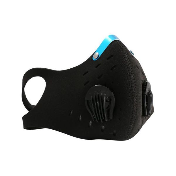 

cycling face mask with respirator valve outdoor sports face masks running anti dust and smog pm2.5 mouth mask interchangeable filters