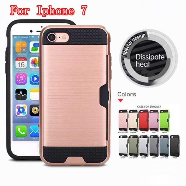 

for iphone 7 galaxy j3 emerge j3 2017 j327p j3 prime armor hybrid case brushed dual layered shockproof cover credit card card slot