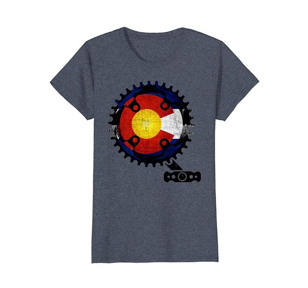 

2019 новый летний слим tee shirt колорадо велосипедов звездочка футболка