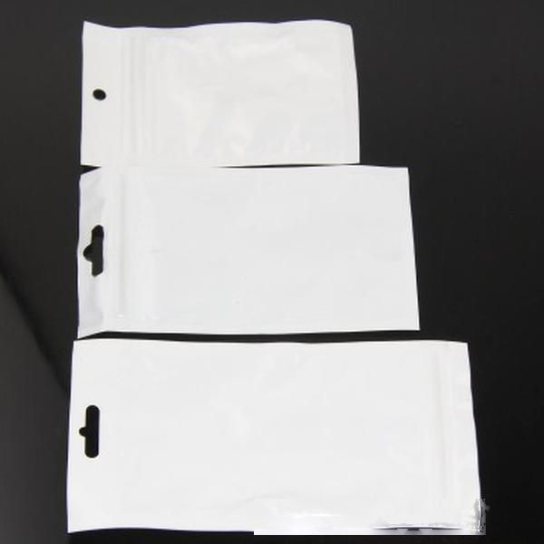 

500pcs/lot clear/white pearl plastic poly opp packing zip retail packages pvc plastic bag 11*18cm 12*15cm 12*20cm 13*21cm 13*24cm 16*24cm