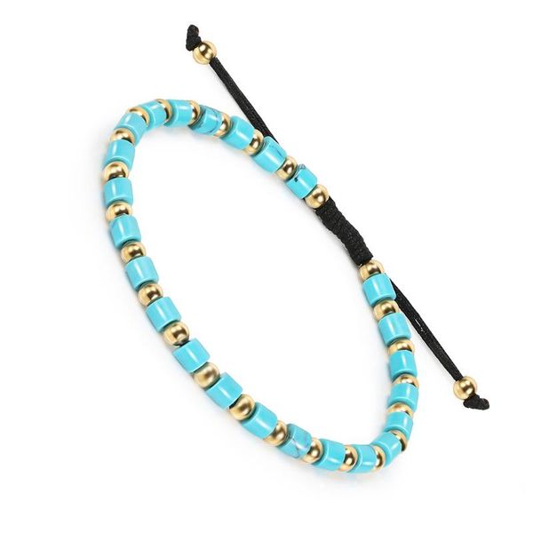 

bofee fashion natural stretch stone beads bracelet bangles charms yoga string hand chain homme jewelry fashion gift lovers, Black
