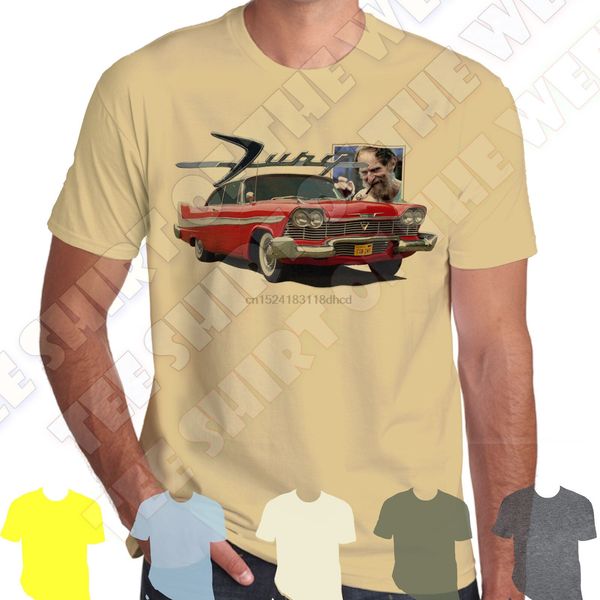 

1958 plymouth fury christine t-shirt cotton 7 colours to choose rod
