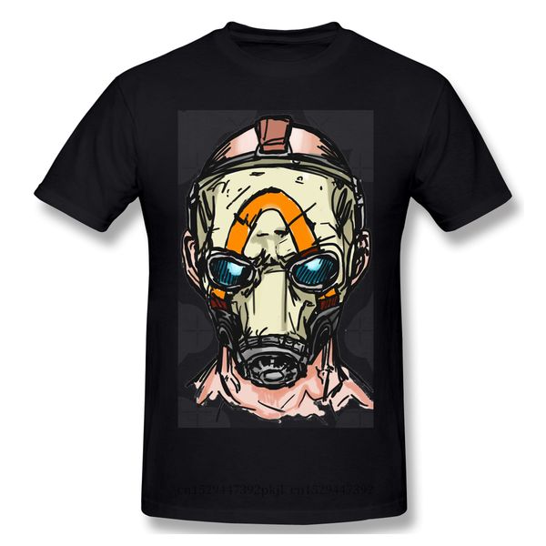

2020 new arrival psycho mask t-shirt 100% cotton borderlands fps 3d game plus size tshirt