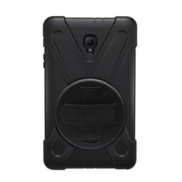 

for samsung galaxy tab a 8.0 sm-t380 t385 heavy duty armor with hand or shoulder strap case kids hybrid shockproof stand cover